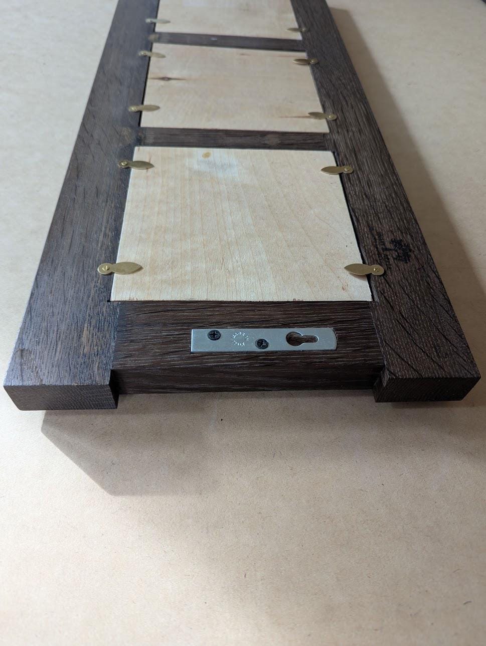 Mission Style Fumed Oak Ceramic Tile Frame (Medium)