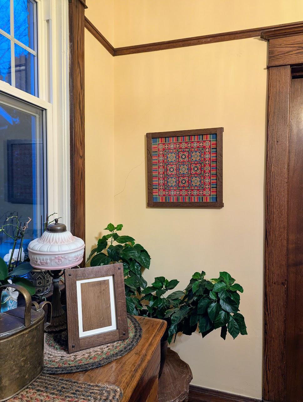Arts & Crafts Style Fumed White Oak Picture Frame (5x7)