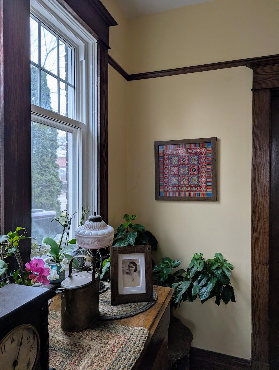Arts & Crafts Style Fumed White Oak Picture Frame (5x7)