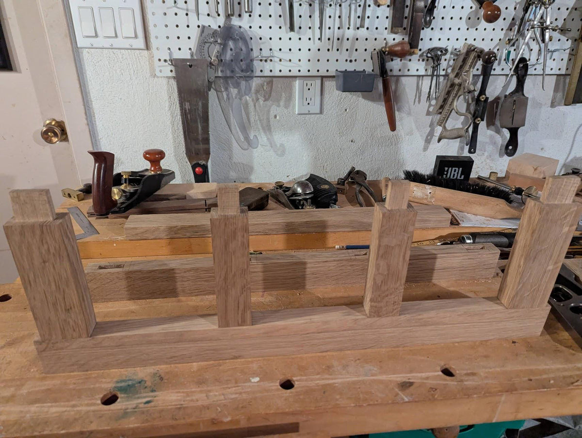 Mission Style Fumed Oak Ceramic Tile Frame (Medium)