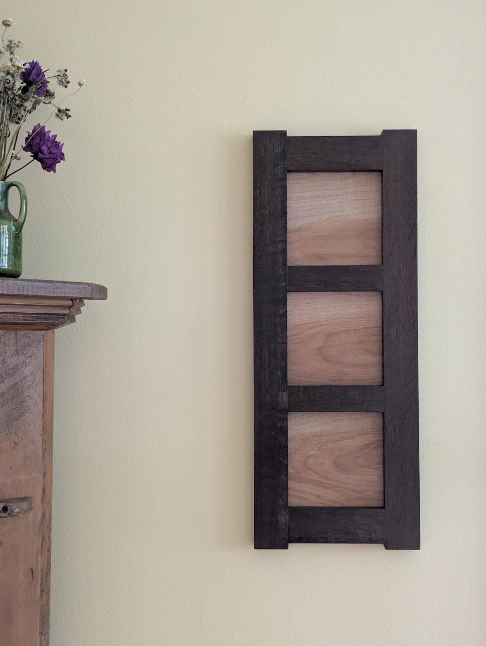 Mission Style Fumed Oak Ceramic Tile Frame (Medium)